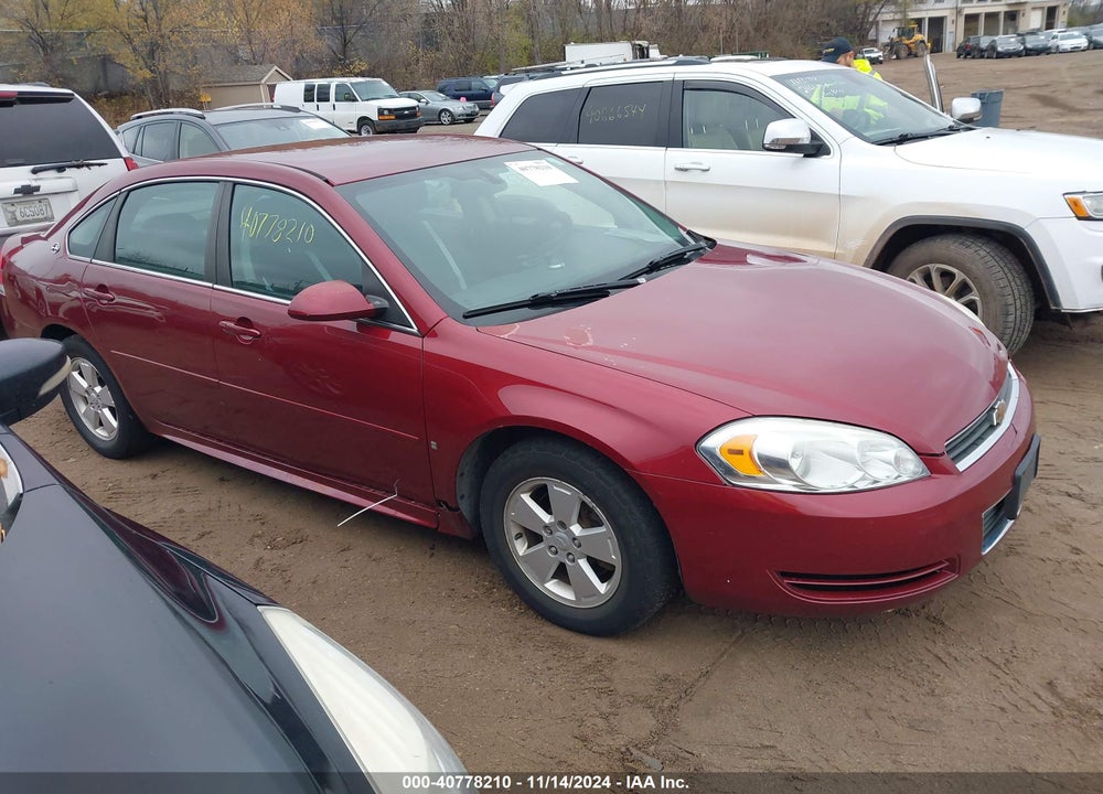 2009 CHEVROLET IMPALA LT VIN: 2G1WT57K091257515