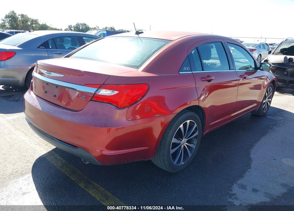 2013 CHRYSLER 200 TOURING VIN: 1C3CCBBG4DN699317