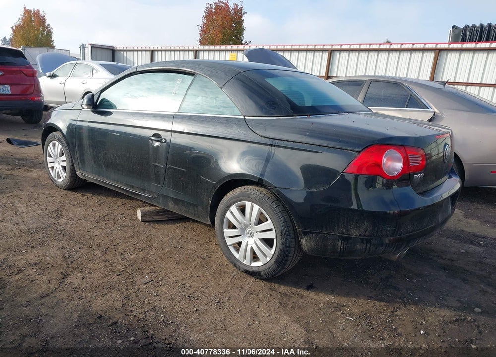 2008 VOLKSWAGEN EOS KOMFORT/TURBO VIN: WVWAA71F28V003512