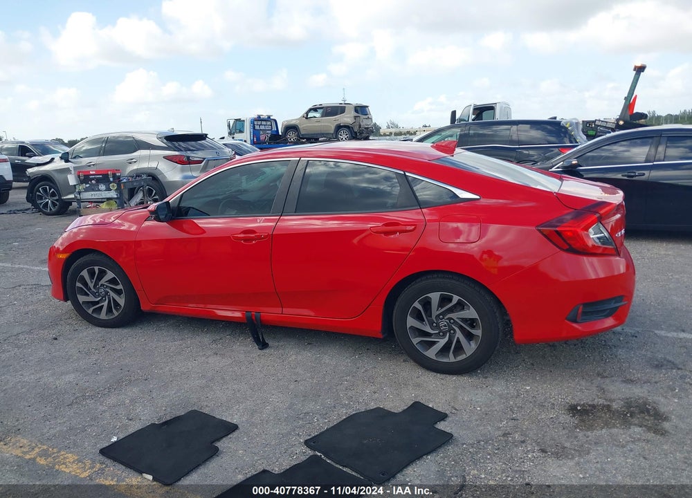 2018 HONDA CIVIC EX VIN: 2HGFC2F72JH580335