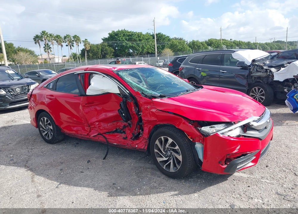 2018 HONDA CIVIC EX VIN: 2HGFC2F72JH580335