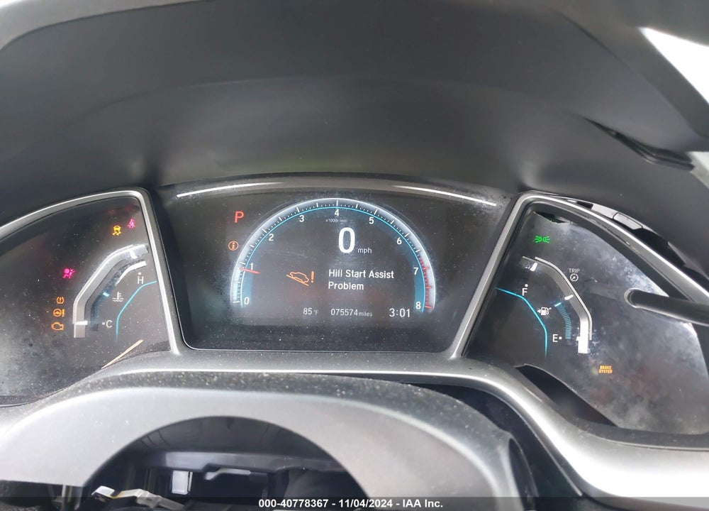 2018 HONDA CIVIC EX VIN: 2HGFC2F72JH580335