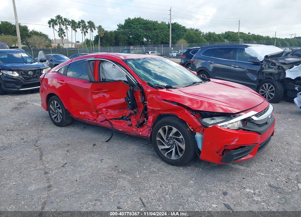 2018 HONDA CIVIC EX VIN: 2HGFC2F72JH580335