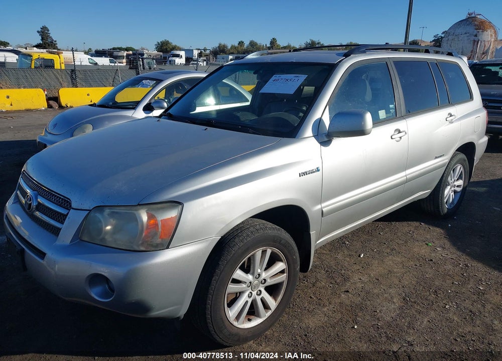 2007 TOYOTA HIGHLANDER HYBRID LIMITED V6 VIN: JTEEW21AX70045654