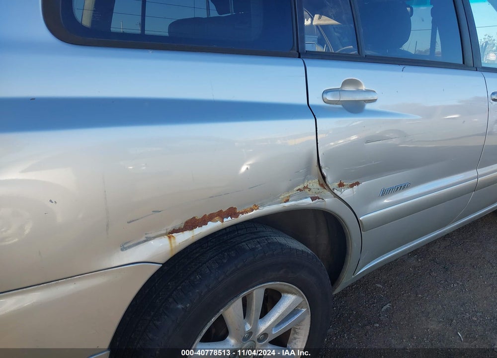 2007 TOYOTA HIGHLANDER HYBRID LIMITED V6 VIN: JTEEW21AX70045654