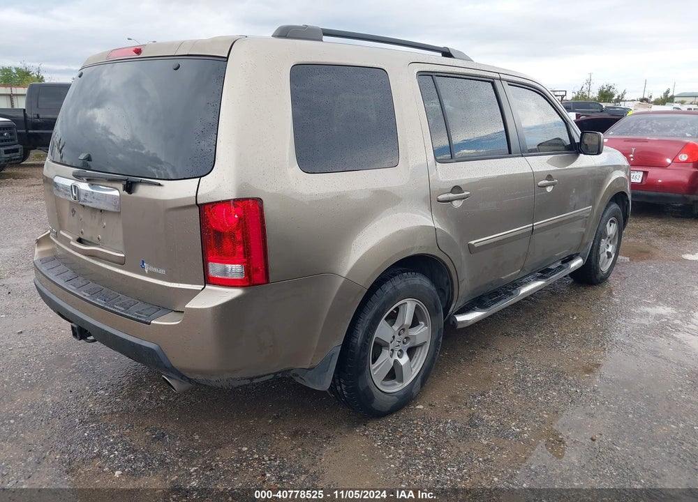 2010 HONDA PILOT EX-L VIN: 5FNYF3H67AB011558