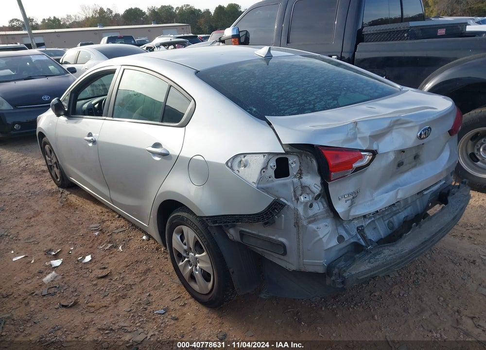 2017 KIA FORTE LX VIN: 3KPFK4A70HE138485