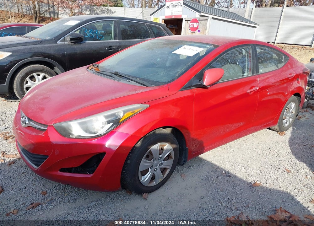 2016 HYUNDAI ELANTRA SE VIN: KMHDH4AE7GU543436