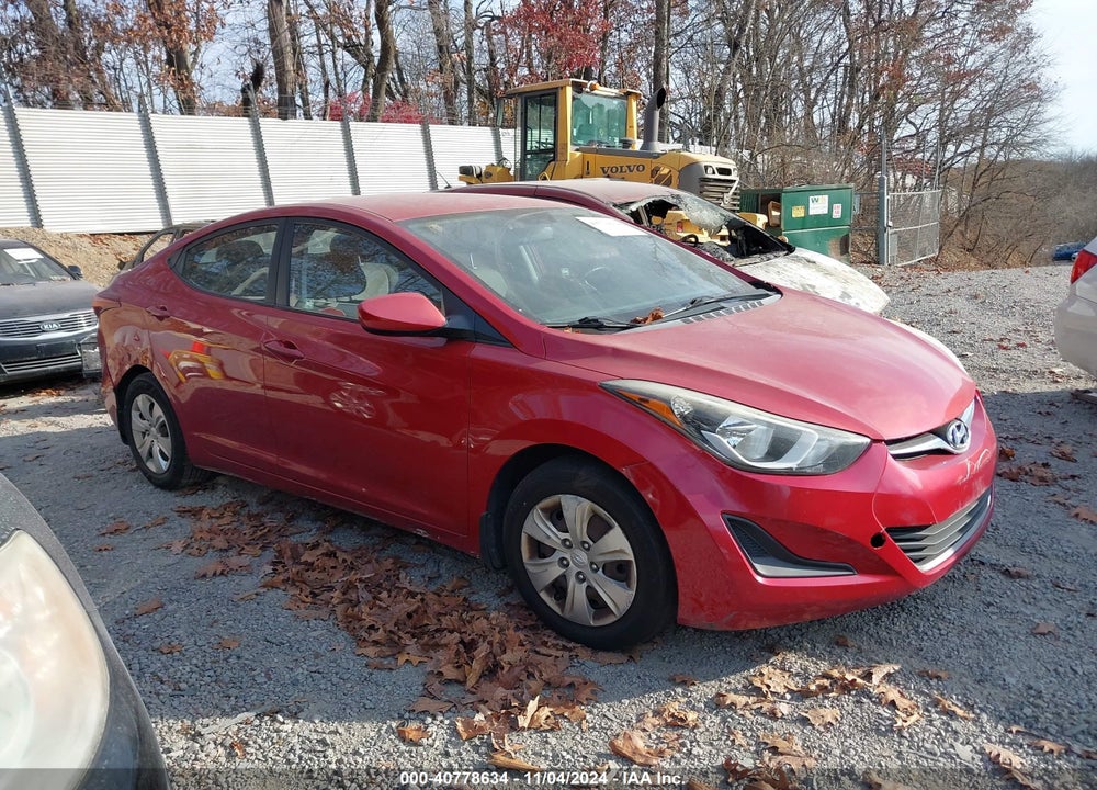 2016 HYUNDAI ELANTRA SE VIN: KMHDH4AE7GU543436