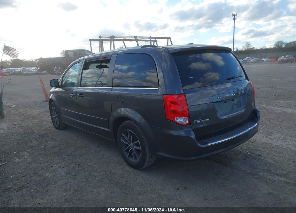 2017 DODGE GRAND CARAVAN SXT VIN: 2C4RDGCGXHR674106