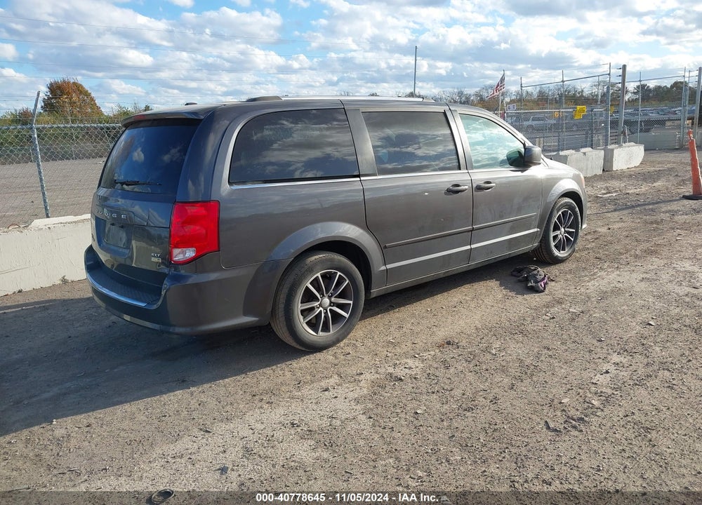 2017 DODGE GRAND CARAVAN SXT VIN: 2C4RDGCGXHR674106