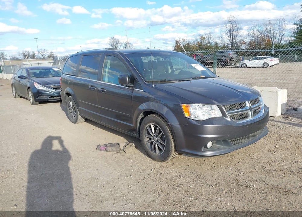 2017 DODGE GRAND CARAVAN SXT VIN: 2C4RDGCGXHR674106