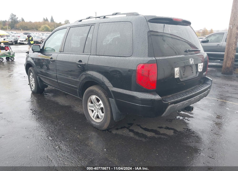 2005 HONDA PILOT EX-L VIN: 2HKYF18555H572392