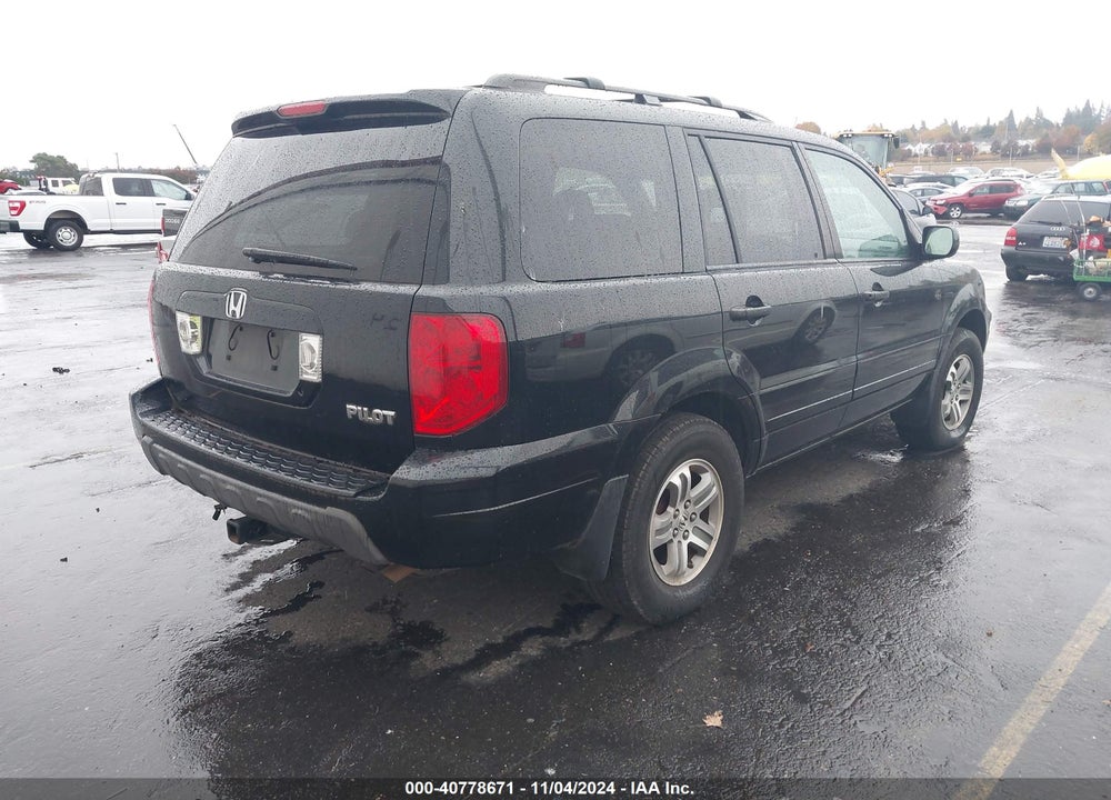 2005 HONDA PILOT EX-L VIN: 2HKYF18555H572392