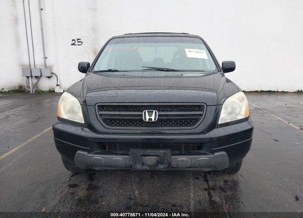2005 HONDA PILOT EX-L VIN: 2HKYF18555H572392