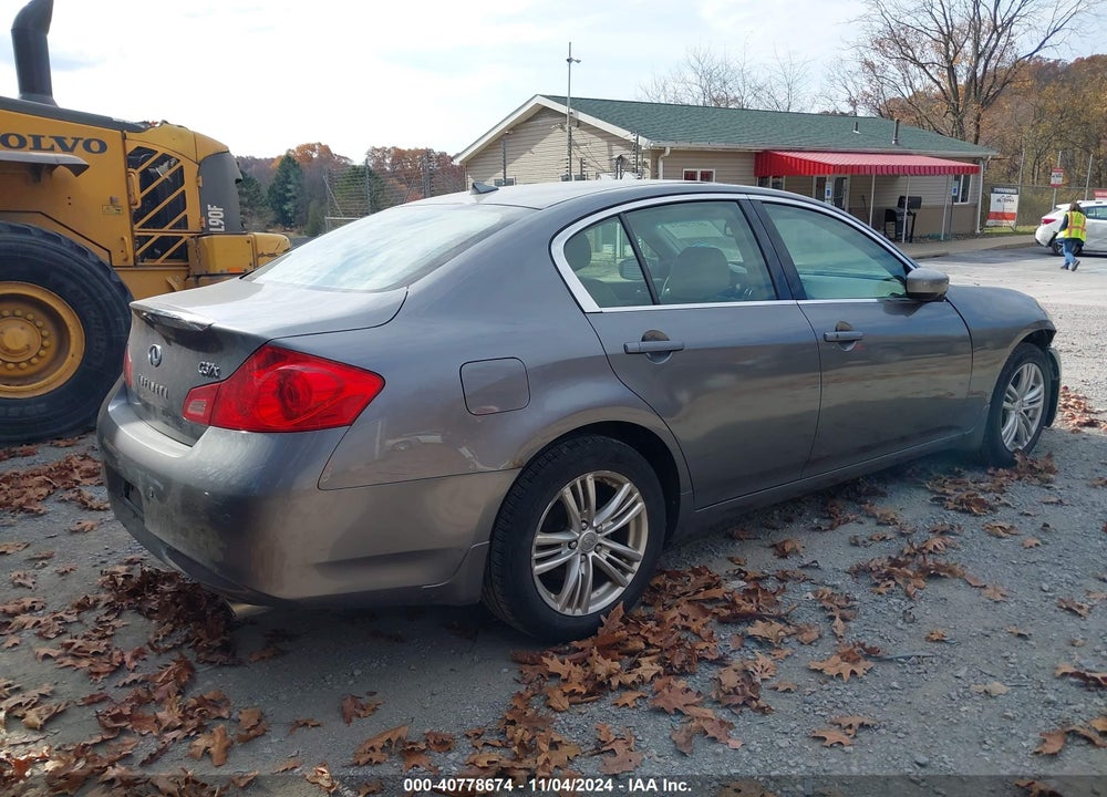 2011 INFINITI G37X VIN: JN1CV6AR7BM401560
