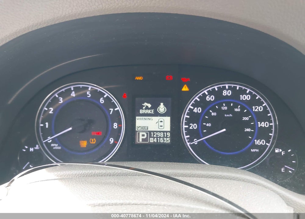 2011 INFINITI G37X VIN: JN1CV6AR7BM401560