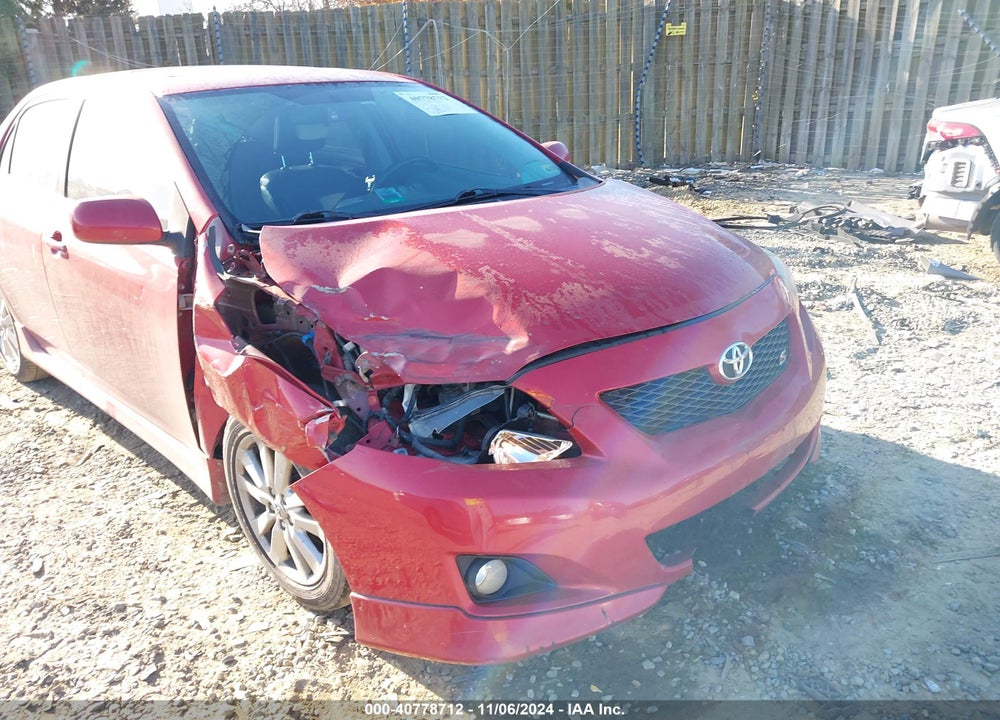 2010 TOYOTA COROLLA S VIN: 2T1BU4EE6AC463759