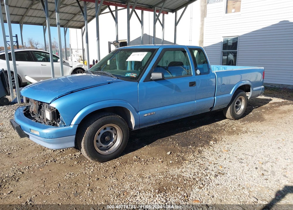 1997 CHEVROLET S-10 LS FLEETSIDE VIN: 1GCCS1941V8193836