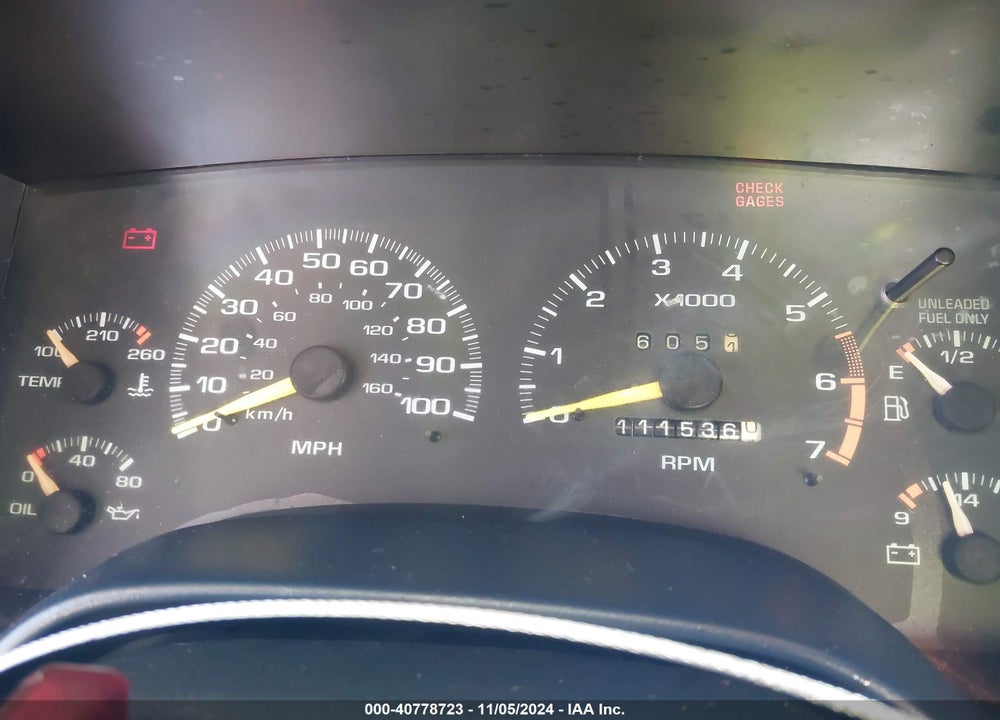 1997 CHEVROLET S-10 LS FLEETSIDE VIN: 1GCCS1941V8193836