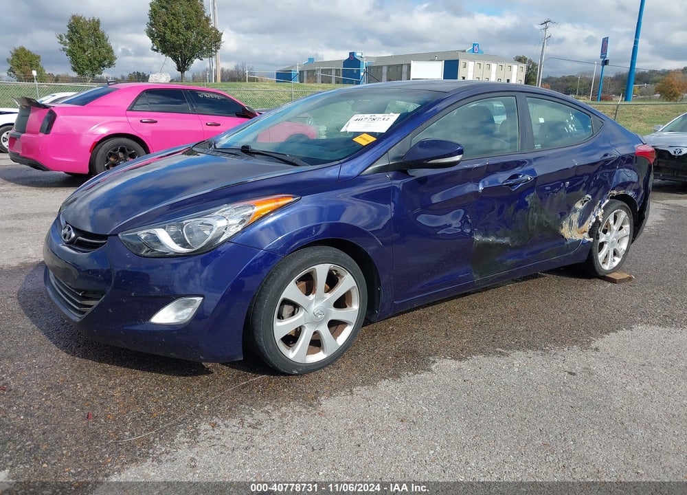 2013 HYUNDAI ELANTRA LIMITED VIN: 5NPDH4AE0DH383023