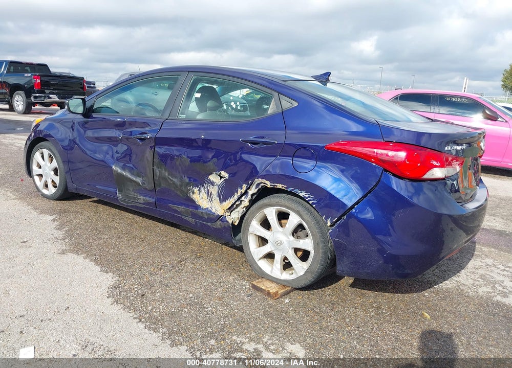 2013 HYUNDAI ELANTRA LIMITED VIN: 5NPDH4AE0DH383023