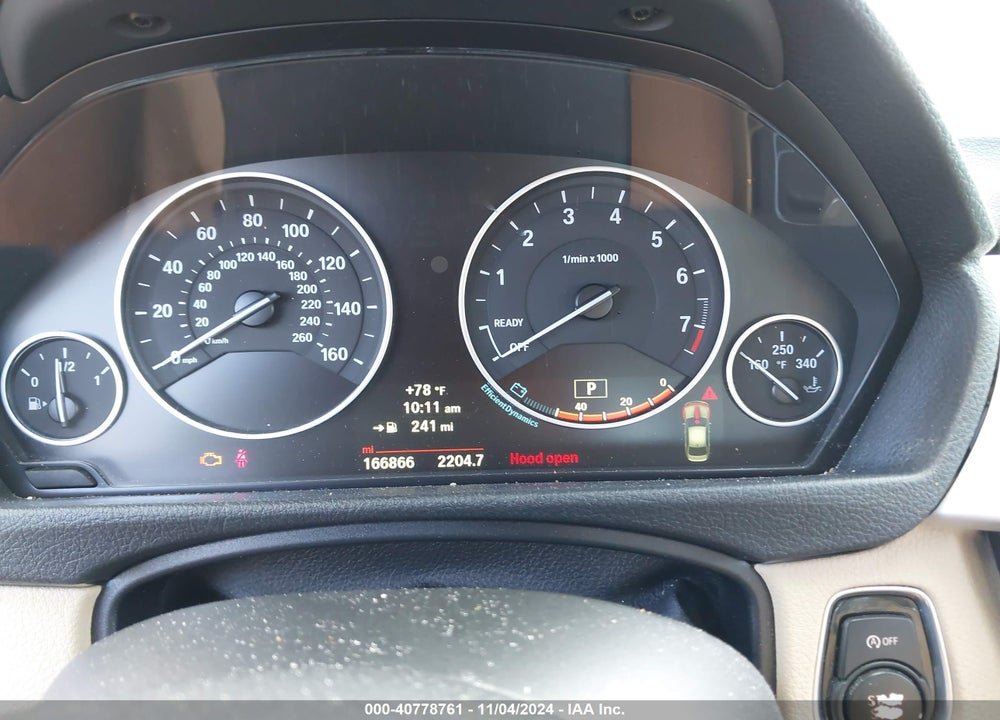 2014 BMW 320I XDRIVE VIN: WBA3C3C54EF984543