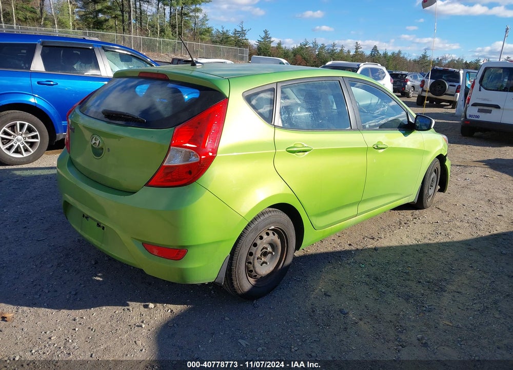 2013 HYUNDAI ACCENT GS VIN: KMHCT5AE4DU066427