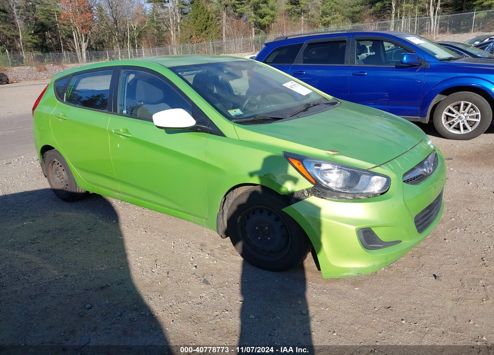 2013 HYUNDAI ACCENT GS VIN: KMHCT5AE4DU066427