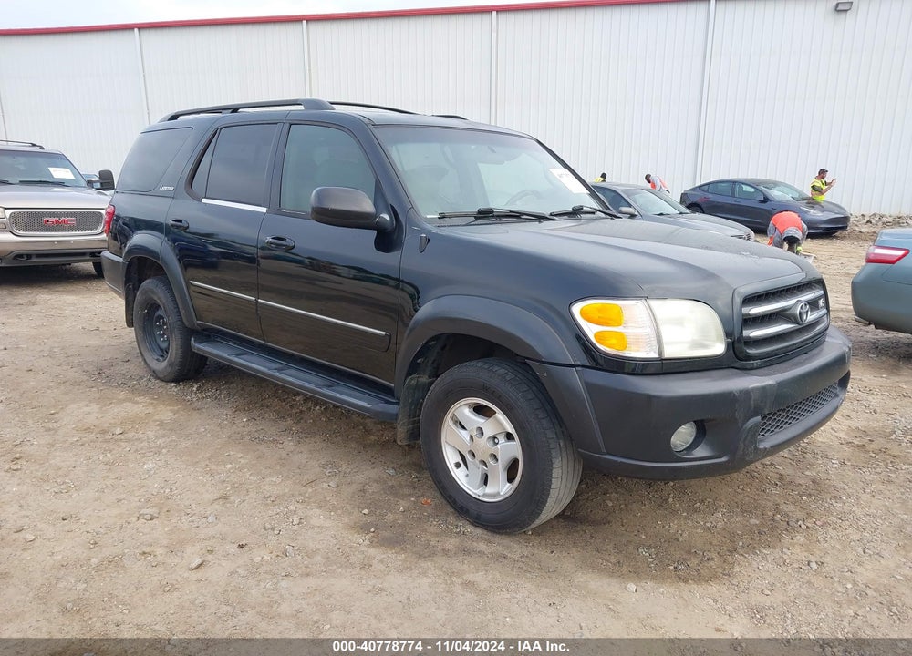 2002 TOYOTA SEQUOIA LIMITED V8 VIN: 5TDZT38A52S092784