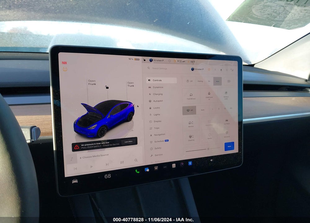 2023 TESLA MODEL Y VIN: 7SAYGAEE6PF849217