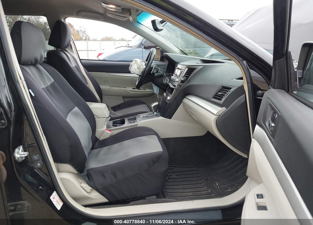 2012 SUBARU OUTBACK 2.5I PREMIUM VIN: 4S4BRCCC6C3250329