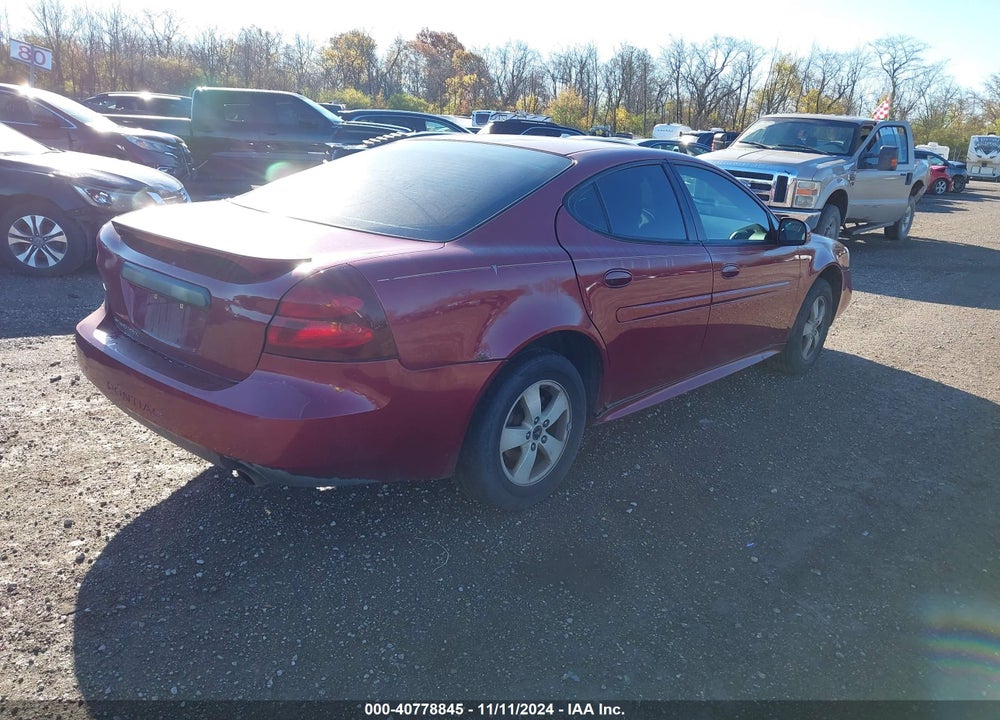 2005 PONTIAC GRAND PRIX VIN: 2G2WP522X51131986