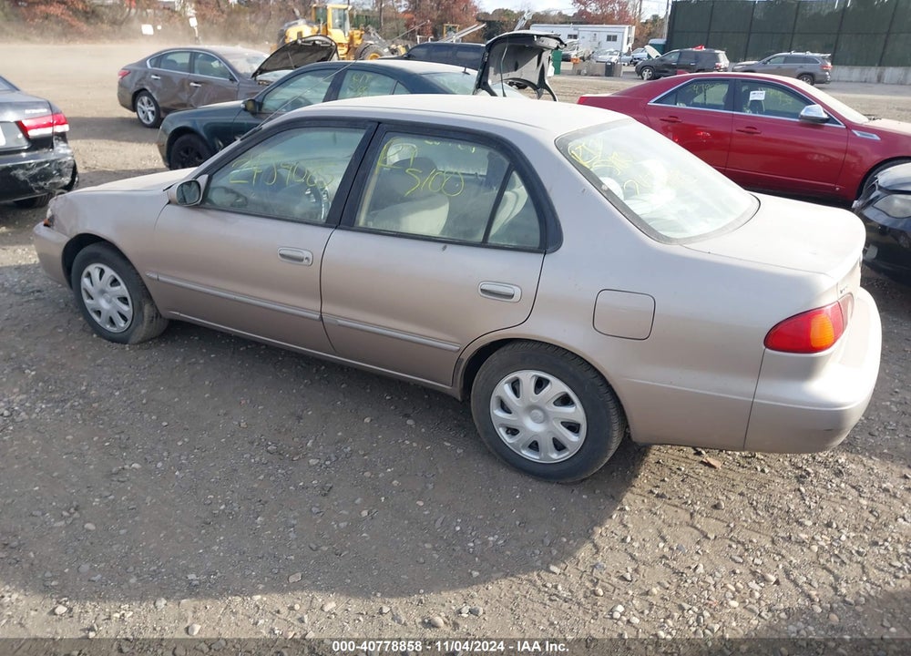 2001 TOYOTA COROLLA LE VIN: 2T1BR12E01C500907