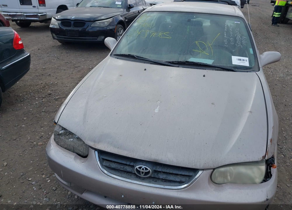 2001 TOYOTA COROLLA LE VIN: 2T1BR12E01C500907