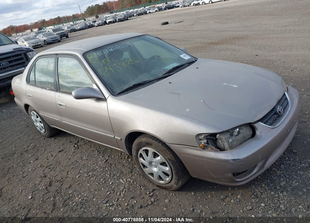 2001 TOYOTA COROLLA LE VIN: 2T1BR12E01C500907