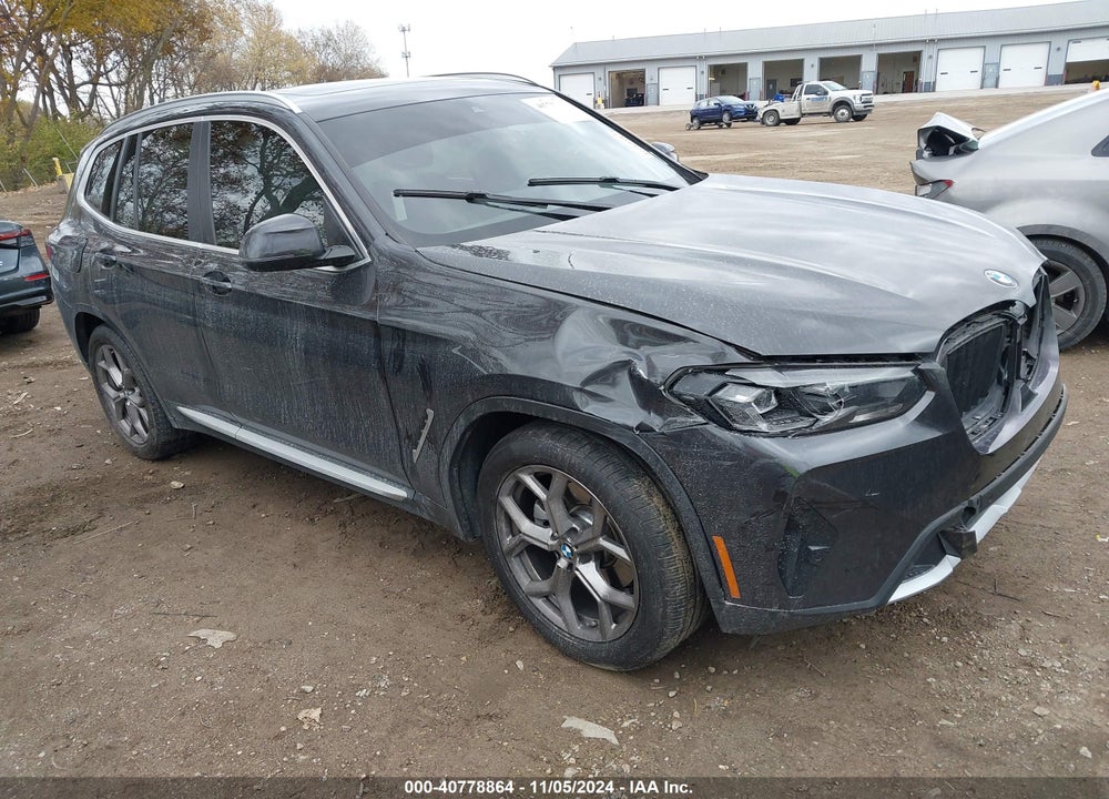 2022 BMW X3 XDRIVE30I VIN: 5UX53DP09N9K53992