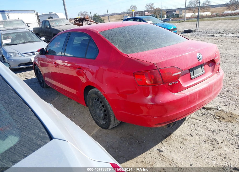 2011 VOLKSWAGEN JETTA 2.5L SE VIN: 3VWDZ7AJ1BM357109