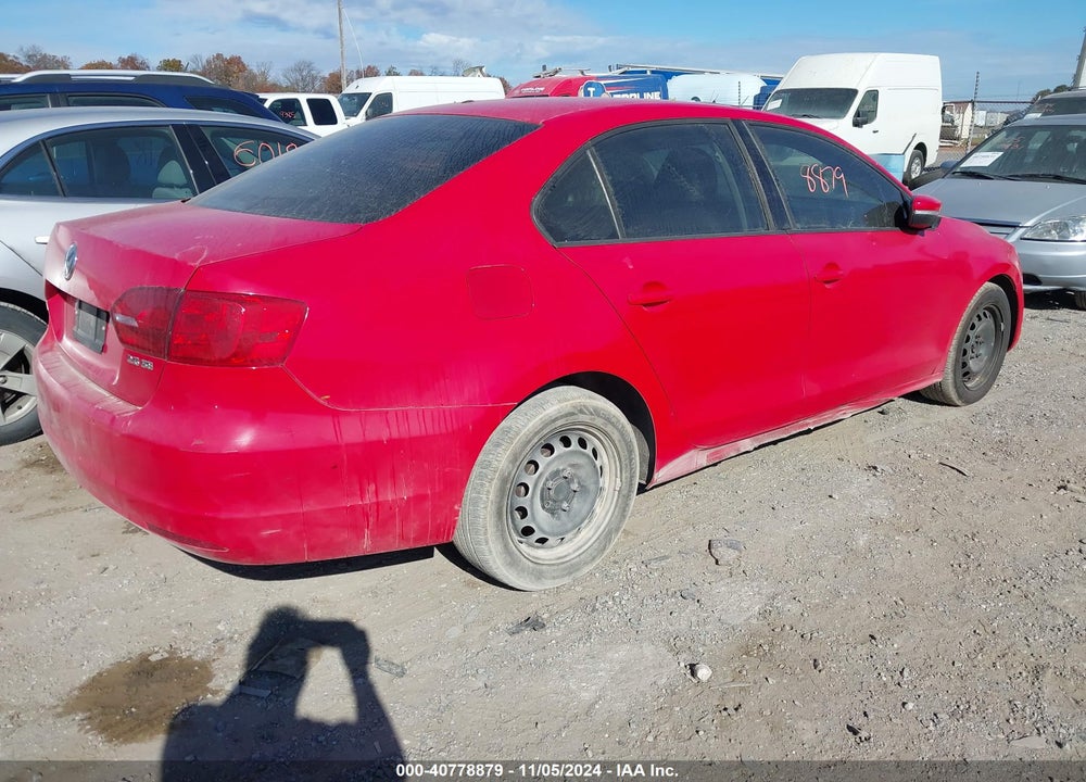 2011 VOLKSWAGEN JETTA 2.5L SE VIN: 3VWDZ7AJ1BM357109