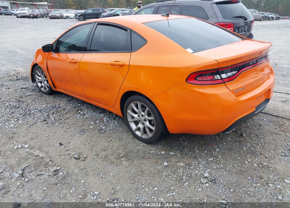 2013 DODGE DART SXT VIN: 1C3CDFBA4DD315431