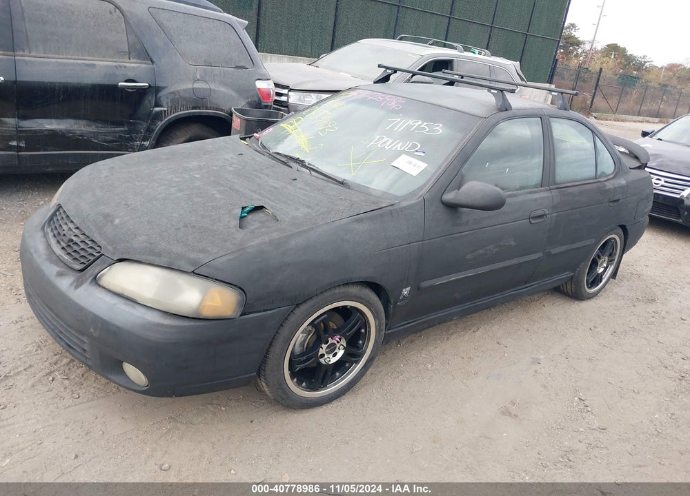 2002 NISSAN SENTRA SE-R SPEC V VIN: 3N1AB51D82L711953