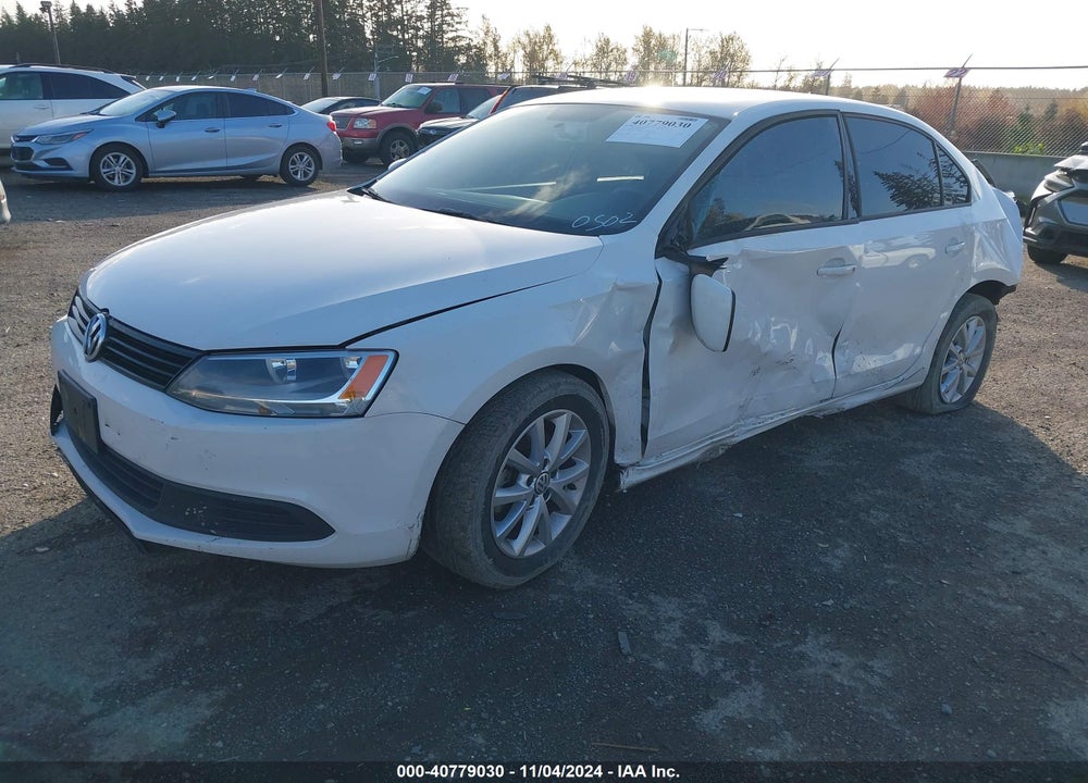 2012 VOLKSWAGEN JETTA 2.5L SE VIN: 3VWBP7AJ7CM320502