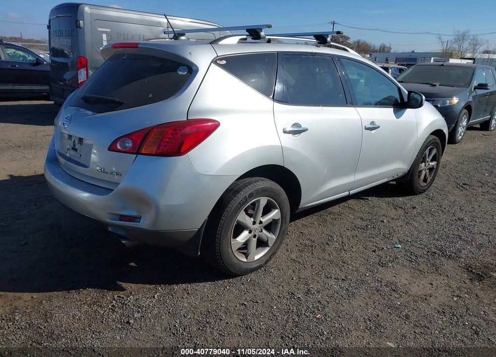 2010 NISSAN MURANO SL VIN: JN8AZ1MWXAW131115