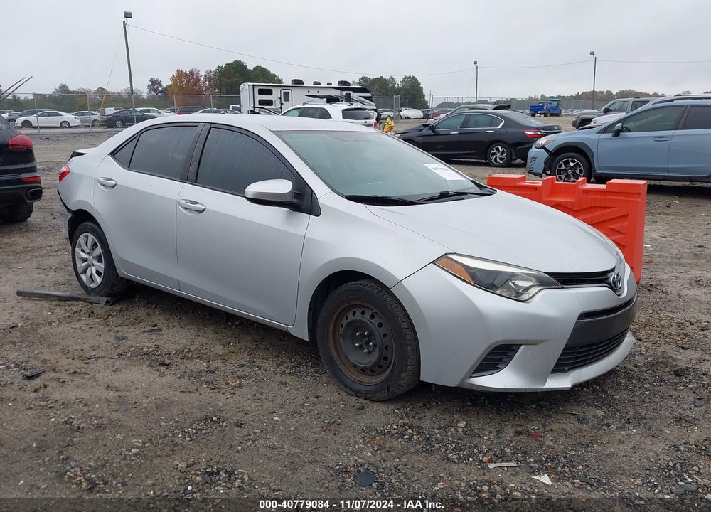 2016 TOYOTA COROLLA LE VIN: 2T1BURHE4GC582153