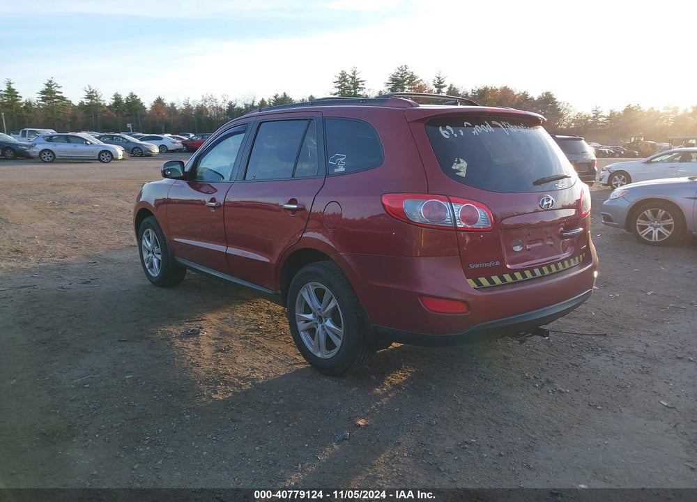 2012 HYUNDAI SANTA FE LIMITED VIN: 5XYZKDAG2CG109496