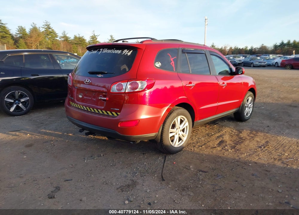 2012 HYUNDAI SANTA FE LIMITED VIN: 5XYZKDAG2CG109496