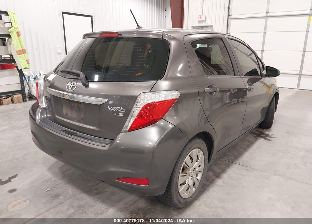 2014 TOYOTA YARIS LE (TMC/CBU PLANT) VIN: JTDKTUD30ED583858