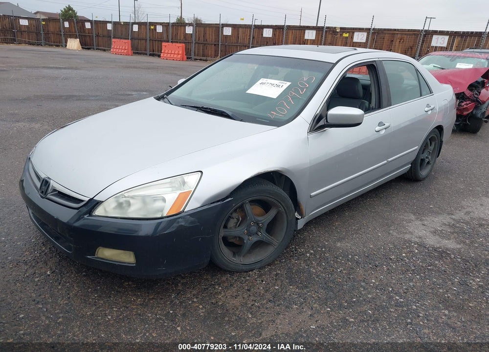 2007 HONDA ACCORD 3.0 EX VIN: 1HGCM65517A024886