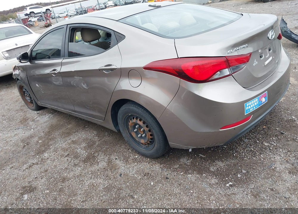 2016 HYUNDAI ELANTRA SE VIN: 5NPDH4AEXGH761689