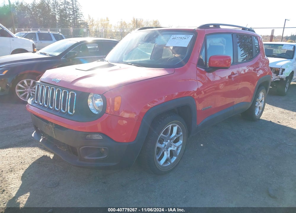 2017 JEEP RENEGADE LATITUDE FWD VIN: ZACCJABB2HPG65700
